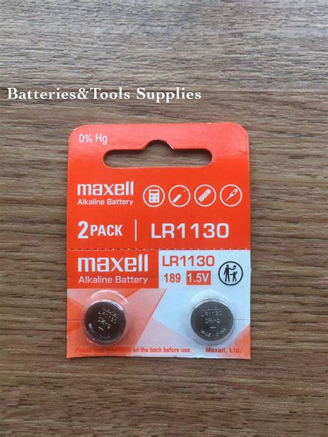 Maxell Original Battery 1 5v Lr1130 Lr41 Lr44 Alkaline Battery Lazada PH