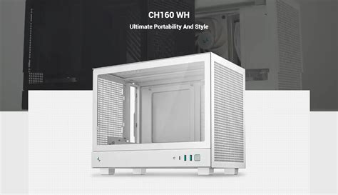 Buy Deepcool Ch Wh Portable Mini Itx Case At Best Price Mdcomputers In