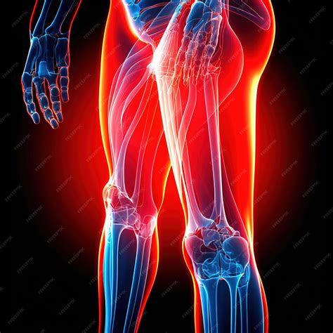 Premium AI Image | Severely painful knee