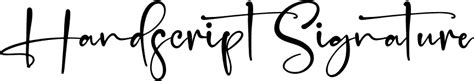 Handscript Signature font | Fonts2u.com