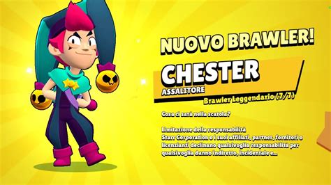 Sblocco E Provo Il Nuovo Brawler Leggendario Chester Su Brawl Stars