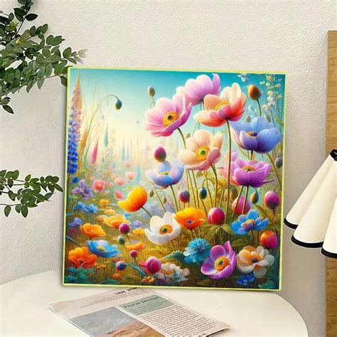 Set Di Kit Di Pittura Dei Diamanti D Con Bellissimo Motivo Floreale