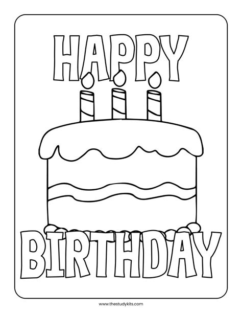 Free Printable Happy Birthday Letter Template - The Study Kits