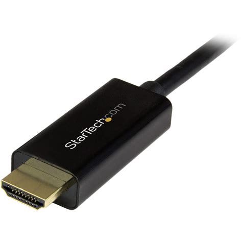 StarTech DisplayPort To HDMI Converter Cable 6 Ft 2m 4K 1 X