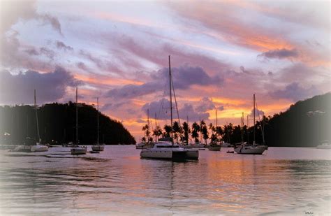 Marigot Bay Sunset Photograph by Molly Dean - Fine Art America