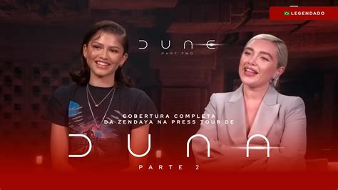 LEGENDADO PT BR Zendaya e Florence Pugh falam sobre cenas difíceis de