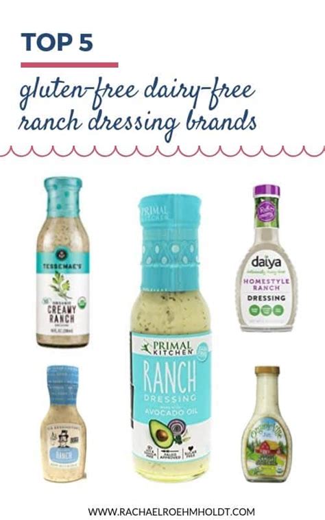 Top 5 Dairy-free Ranch Dressing Brands - Rachael Roehmholdt