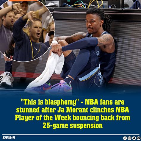 This Is Blasphemy Nba Fans Are Stunned After Ja Morant Clinches Nba