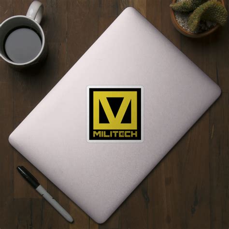 Cyberpunk Militech Logo - Cyberpunk - Sticker | TeePublic