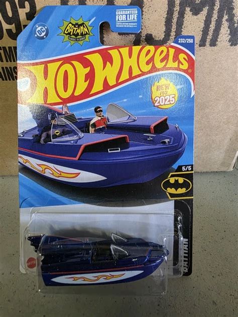 New Release Hot Wheels Bat Boat Series Batman Nmoc Picclick Ca