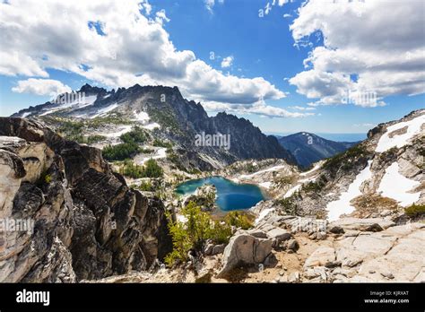 Beautiful Alpine Lakes Wilderness Area In Washington Usa Stock Photo