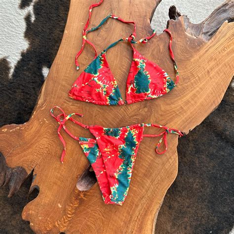 Halter String Bikini Set Cheeky Depop