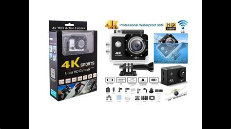 4K Sports Ultra HD DV Camera With Wifi I Unboxing and Footage Review I ...