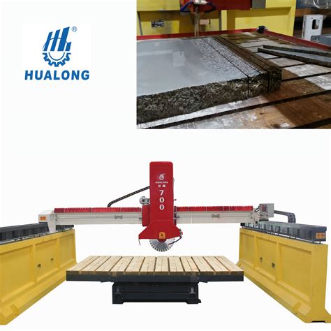 Hualong Hlsq 700 Infrared Stone Machinery Granite Marble Quartz Bridge