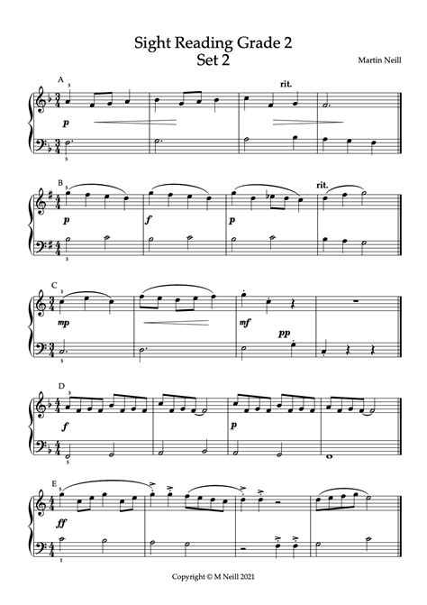 Free Music Sight Reading Worksheets