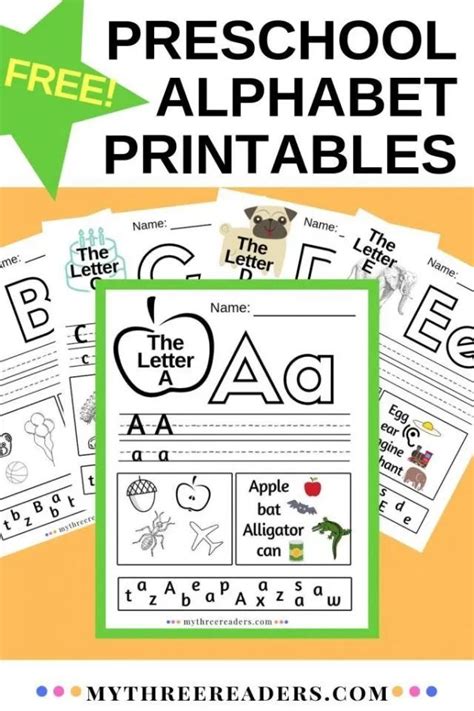 FREE 26 Preschool Printable Alphabet Worksheets A-Z | Printable ...