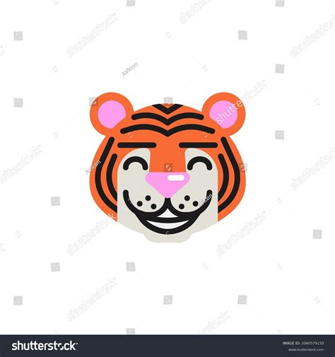 1,418 Tiger Emoji Images, Stock Photos & Vectors | Shutterstock