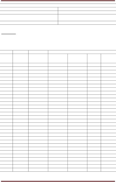 Storage Temperature Log In Word And Pdf Formats