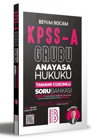 Kpss A Grubu Anayasa Hukuku Tamam Z Ml Soru Bankas Benim Hocam