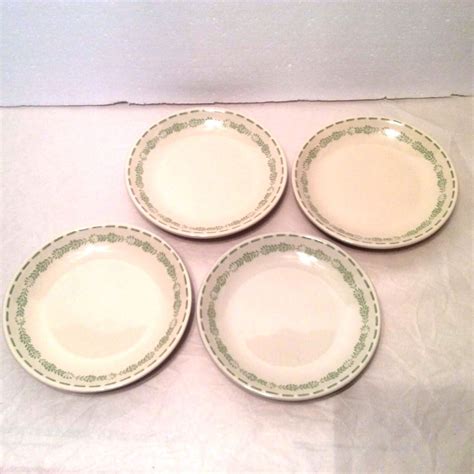 Pfaltzgraff Circle Of Kindness Appetizer Dish Sage Green Sandwich