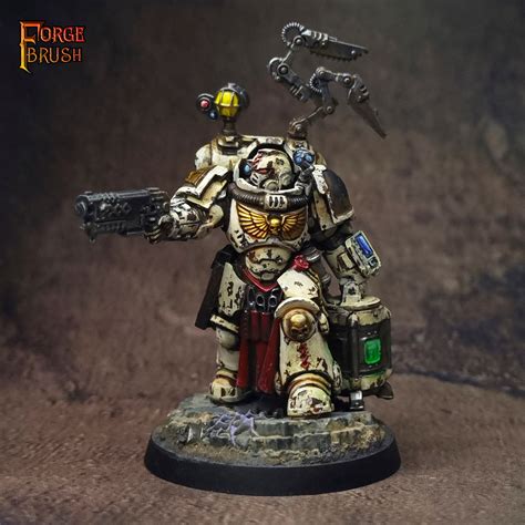 Warhammer40k Miniature Space Marine Apothecary Biologis Painted ...