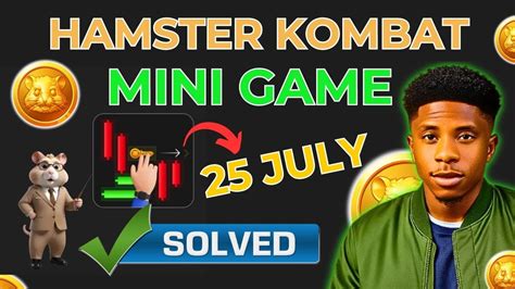 July Hamster Kombat Mini Game Solved Move The Market Candles And