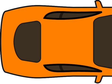 orange car top view clip art  clkercom vector clip art