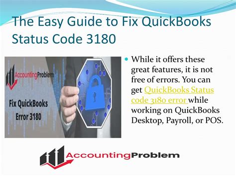 PPT What Is QuickBooks Status Code 3180 PowerPoint Presentation Free