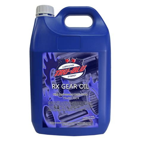 RX Gear Oil GL-4 75W80 - Tru Blu Oil