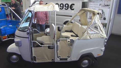 Piaggio Ape Calessino 2020 Exterior And Interior YouTube