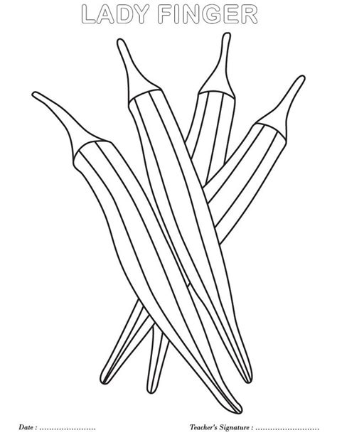 Lady Fingers Coloring Pages Download Free Lady Fingers Coloring Pages