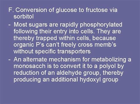 UNIT II Intermediary Metabolism Of Monosaccharides And Disaccharides