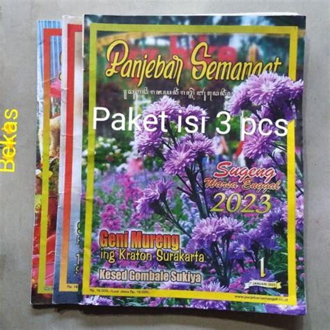 Jual Majalah Bahasa Basa Jawa Panjebar Panyebar Semangat Nomor