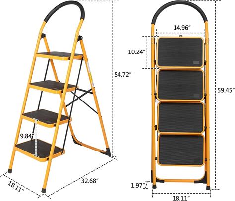 Step Ladder Folding Step Stool Folding Step Stool With Handle For