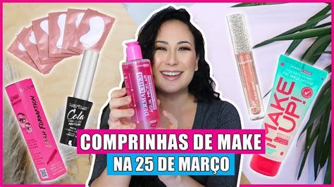 Comprinhas Make Baratinhas Na De Mar O Sousa Biju Youtube