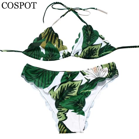 COSPOT Bathing Suit Women Bikinis 2019 Mujer Bikini Summer Print