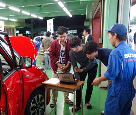 スズキ技術講習会 Mats 名鉄自動車専門学校自動車整備科