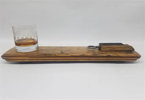 Long And Narrow Bourbon Barrel Serving Tray Authentic Reclaimed