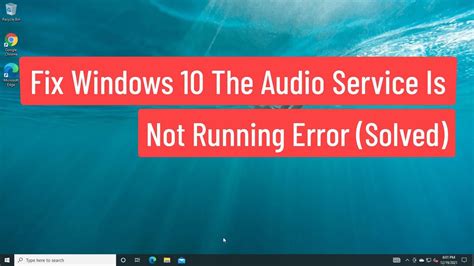 Solucionar Error De Audio En Windows Solved Mundowin