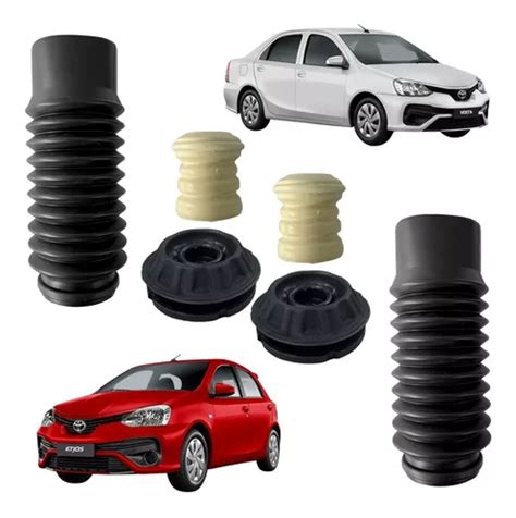 2 Kit Coxim Batente Dianteiro Etios 2012 Á 2021 Garantia nf