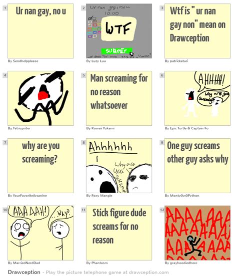 Ur Nan Gay No U Drawception