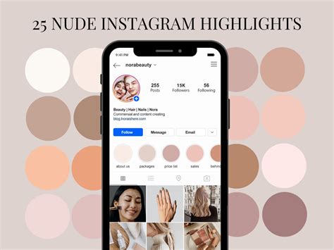 Nude Neutral Instagram Higlight Covers Neutral Pastel Insta Story Pink Icons Minimalist