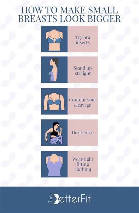 24 Secrets To Make Small Breasts Look Bigger Thebetterfit