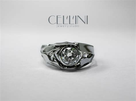 Ring Adamant | Кольцо Адамант White Gold, Diamond. | Кольца