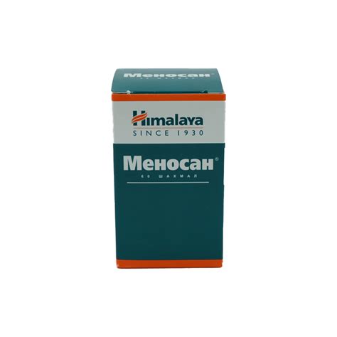 Himalaya Меносан №60 PH Menosan tabs