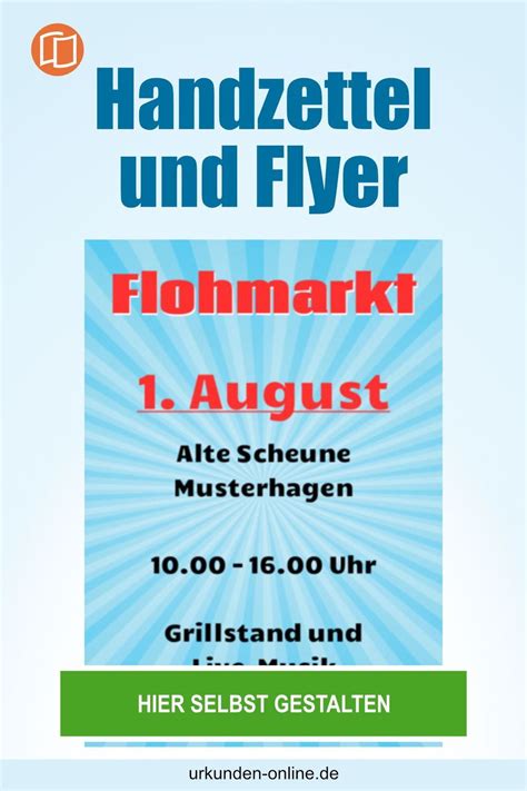 Flyer Und Handzettel Selbst Gestalten Und Ausdrucken Flyer Gestalten