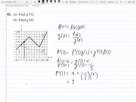 Use The Graphs Of F And G Let P X F X G X And Q X F X G X