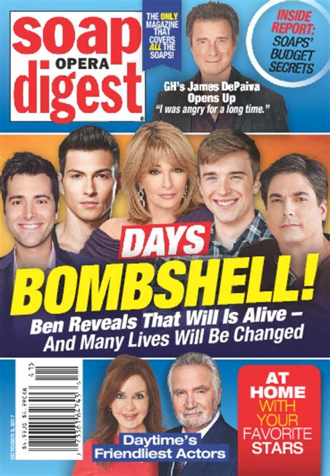 Soap Opera Digest Magazine Your 1 Soap Source