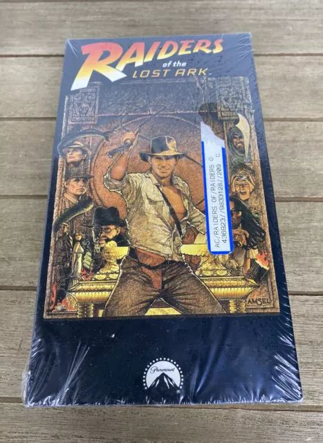 INDIANA JONES RAIDERS Of The Lost Ark VHS Tape Sealed 1989 Paramount