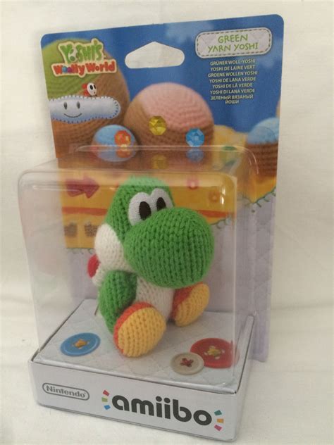 Amiibo De Yoshi Verde De La Serie Yoshi S Woolly World Yoshi Nintendo